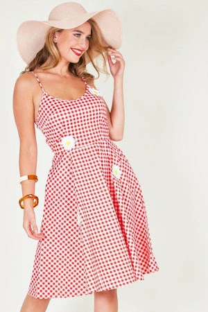 Voodoo Vixen Dolly Gingham Flared Dress 3 Voodoo Vixen Dolly Gingham Flared Dress