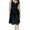Dr Faust Draped Heart Silk Black Midi Dress - Julia 2 Dr Faust Draped Heart Silk Black Midi Dress - Julia -Burleska shop draped heart silk black midi dress julia dr faust 300x