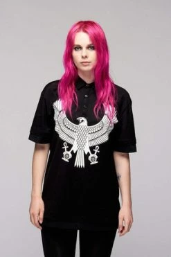 Long Clothing Eagle Polo Shirt – Unisex 7 Long Clothing Eagle Polo Shirt – Unisex -Burleska shop eagle polo shirt unisex long clothing 2 300x