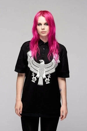 Long Clothing Eagle Polo Shirt – Unisex 4 Long Clothing Eagle Polo Shirt – Unisex - Image 2