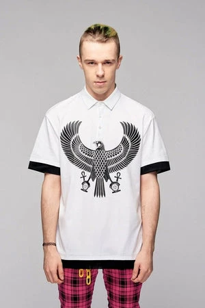 Long Clothing Eagle Polo Shirt – Unisex 5 Long Clothing Eagle Polo Shirt – Unisex - Image 3
