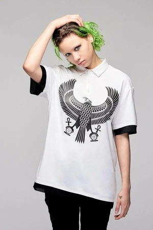 Long Clothing Eagle Polo Shirt – Unisex 6 Long Clothing Eagle Polo Shirt – Unisex - Image 4