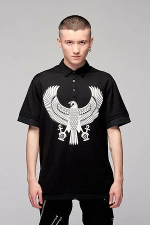 Long Clothing Eagle Polo Shirt – Unisex 3 Long Clothing Eagle Polo Shirt – Unisex