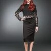 Queen Of Darkness Elegant Pencil-Skirt -Burleska shop elegant pencil skirt queen of darkness 300x