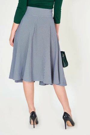 Voodoo Vixen Elizabeth Curved Waist Bow Skirt 4 Voodoo Vixen Elizabeth Curved Waist Bow Skirt - Image 2