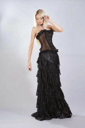 Burleska Elizium Overbust Corset In Taffeta 9 Burleska Elizium Overbust Corset In Taffeta - Image 7