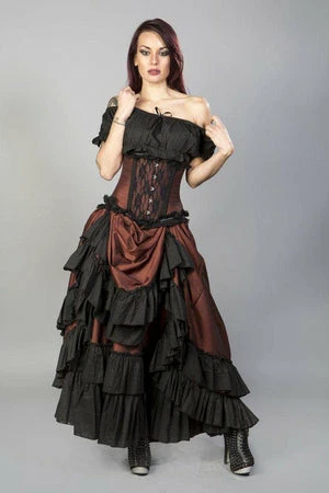 Burleska Elizium Steel Boned Underbust Corset In Taffeta 22 Burleska Elizium Steel Boned Underbust Corset In Taffeta - Image 20