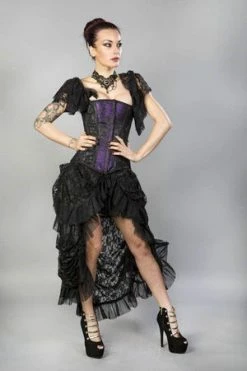 Burleska Emily Overbust Burlesque Corset In King Brocade -Burleska shop emily overbust burlesque corset in king brocade burleska 3 300x