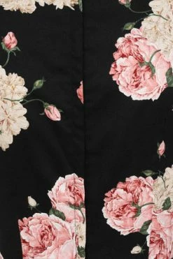 Banned English Rose Fit & Flare Dress -Burleska shop english rose fit flare dress banned 4 300x