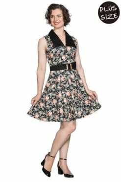 Banned Flamingo Honnie Flare Dress 15 Banned Flamingo Honnie Flare Dress -Burleska shop flamingo honnie flare dress banned 7 300x