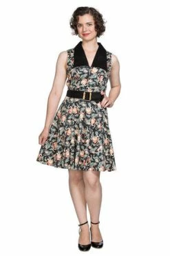 Banned Flamingo Honnie Flare Dress