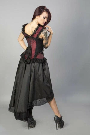 Burleska Flavia Goth Or Steampunk Skirt In Taffeta 4 Burleska Flavia Goth Or Steampunk Skirt In Taffeta - Image 2