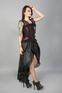 Burleska Flavia Goth Or Steampunk Skirt In Taffeta 15 Burleska Flavia Goth Or Steampunk Skirt In Taffeta -Burleska shop flavia goth or steampunk skirt in taffeta burleska 3 300x