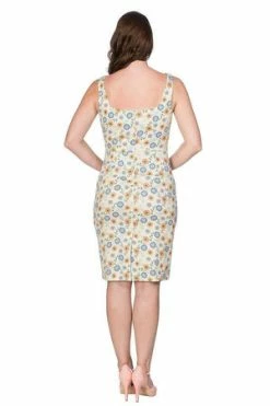 Banned Flower Power Pencil Dress 7 Banned Flower Power Pencil Dress -Burleska shop flower power pencil dress banned 2 300x