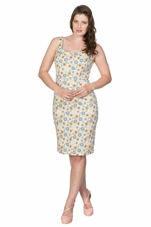 Banned Flower Power Pencil Dress 3 Banned Flower Power Pencil Dress