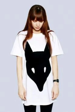 Long Clothing Fox T-Shirt – Unisex -Burleska shop fox t shirt unisex long clothing 3 300x