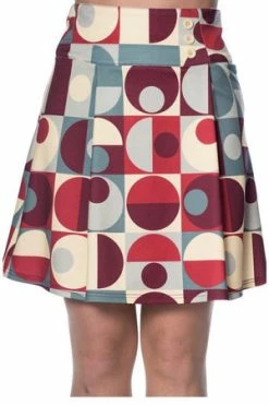 Banned Geo Circles Skirt -Burleska shop geo circles skirt banned 8 300x