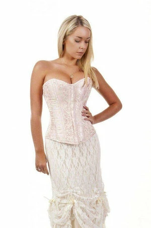 Burleska Glamour Overbust Burlesque Corset In King Brocade 2 Burleska Glamour Overbust Burlesque Corset In King Brocade