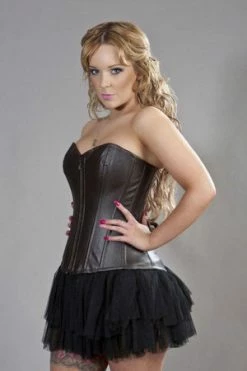 Burleska Glamour Overbust Fashion Corset In Matte Vinyl 5 Burleska Glamour Overbust Fashion Corset In Matte Vinyl -Burleska shop glamour overbust fashion corset in matte vinyl burleska 2 300x