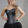 Burleska Glamour Overbust Fashion Corset In Matte Vinyl