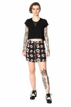 Banned Glampire Bodycon Skirt 10 Banned Glampire Bodycon Skirt -Burleska shop glampire bodycon skirt banned 4 300x