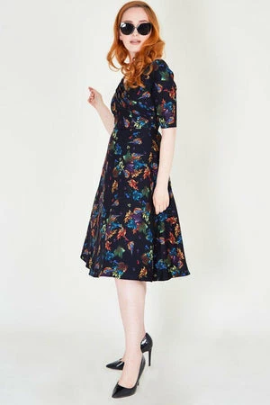 Voodoo Vixen Grace Flared Bardot Dress 5 Voodoo Vixen Grace Flared Bardot Dress - Image 3