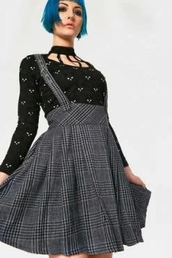 Jawbreaker Grey Days High Waisted Skirt 9 Jawbreaker Grey Days High Waisted Skirt -Burleska shop grey days high waisted skirt ska 3404 01.864 300x