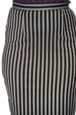 Banned Grey Lines Skirt 9 Banned Grey Lines Skirt -Burleska shop grey lines skirt banned 4 300x
