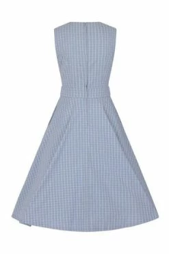 Banned Grid Check Dress -Burleska shop grid check dress banned 2 300x