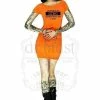 Dr Faust Guantanamo Bay Orange Mini Dress - Alca