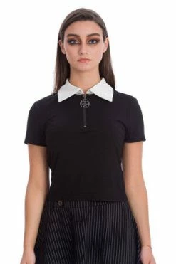 Banned Haunted Doll Collar Top