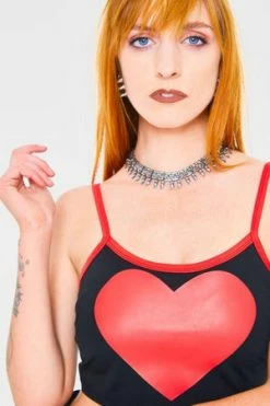 Jawbreaker Heart Throb Crop Top 9 Jawbreaker Heart Throb Crop Top -Burleska shop heart throb crop top jawbreaker 3 300x