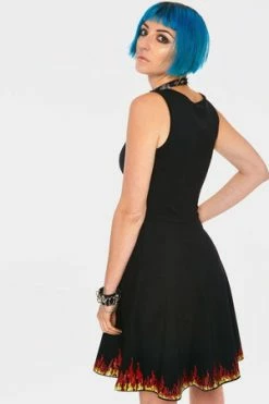 Jawbreaker HELLO NO Skater DRESS -Burleska shop hello no skater dress jawbreaker 2 300x