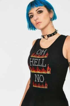 Jawbreaker HELLO NO Skater DRESS -Burleska shop hello no skater dress jawbreaker 4 300x