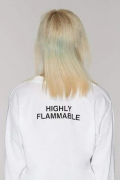 Long Clothing Highly Flammable Long Sleeve T-Shirt - Unisex -Burleska shop highly flammable long sleeve t shirt unisex long clothing 2 300x