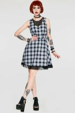 Jawbreaker It's A Picnic Lace Trim Skater Dress -Burleska shop its a picnic lace trim skater dress jawbreaker 3 300x