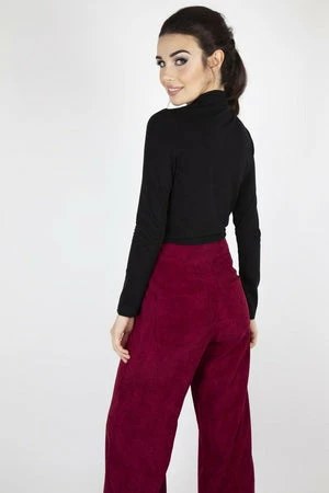 Voodoo Vixen Josie Tie Neck Top In Black 4 Voodoo Vixen Josie Tie Neck Top In Black - Image 2