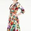 Voodoo Vixen Judy Floral Rockabilly Dress
