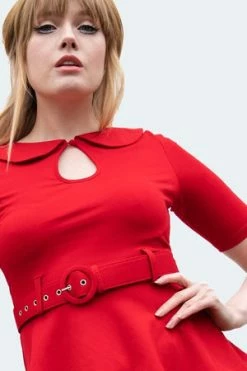 Voodoo Vixen Knitted Belt Top With Peter Pan Collar -Burleska shop knitted belt top with peter pan collar tpa 2550 04.1652 300x