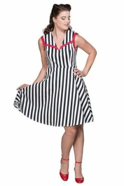 Banned Land Ahoy Dress -Burleska shop land ahoy dress banned 3 300x