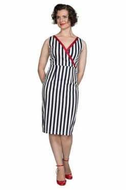 Banned Land Ahoy Pencil Dress 8 Banned Land Ahoy Pencil Dress -Burleska shop land ahoy pencil dress banned 3 300x