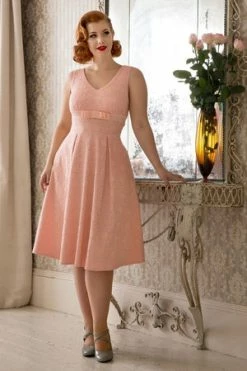 Voodoo Vixen Lauren Peach Bridal Dress -Burleska shop lauren peach bridal dress voodoo vixen 6 300x