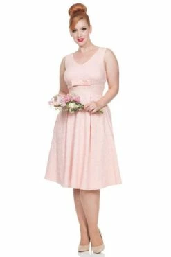 Voodoo Vixen Lauren Peach Bridal Dress -Burleska shop lauren peach bridal dress voodoo vixen 300x