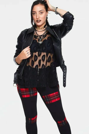 Jawbreaker Leo Mesh Sleeveless Top 5 Jawbreaker Leo Mesh Sleeveless Top - Image 3