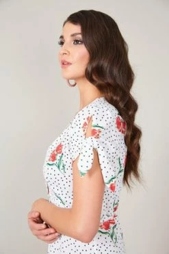 Voodoo Vixen Lilian V-neck Dress -Burleska shop lilian v neck dress voodoo vixen 4 300x