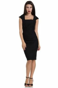 Voodoo Vixen Lillian Pencil Dress -Burleska shop lillian pencil dress voodoo vixen 7 300x