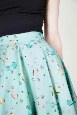 Voodoo Vixen Lilly Retro Scooter Print Swing Skirt 10 Voodoo Vixen Lilly Retro Scooter Print Swing Skirt -Burleska shop lilly retro scooter print swing skirt voodoo vixen 5 300x