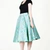 Voodoo Vixen Lilly Retro Scooter Print Swing Skirt