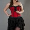 Burleska Lily Overbust Plus Size Corset In Taffeta 1 Burleska Lily Overbust Plus Size Corset In Taffeta -Burleska shop lily overbust plus size corset in taffeta burleska 300x