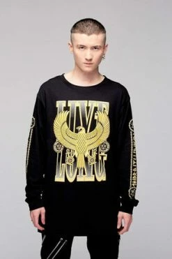 Long Clothing Live Long Eagle Unisex Long Sleeve T-Shirt -Burleska shop live long eagle unisex long sleeve t shirt long clothing 10 300x